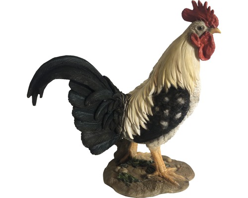 Figurine décorative Lafiora coq 39,5 cm multicolore