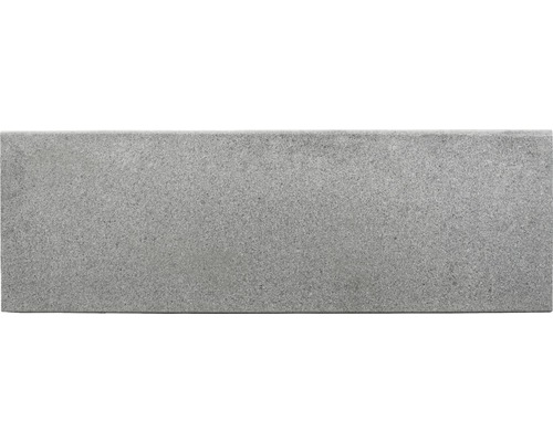 FLAIRSTONE Poolumrandung Phönix grau gerade 1 Längsseite gerundet 115 x 35 x 3 cm
