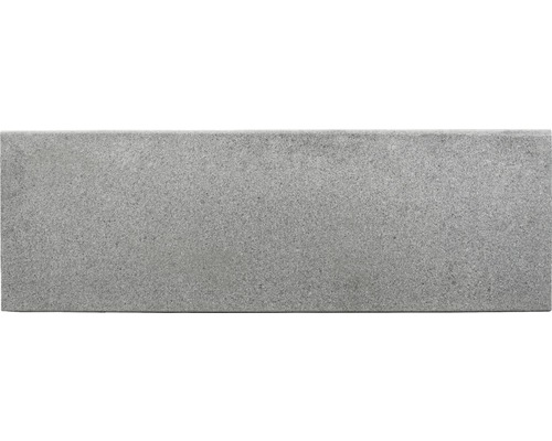 Bordure de piscine FLAIRSTONE Phönix gris droit 1 côté long arrondi 115x35x3 cm