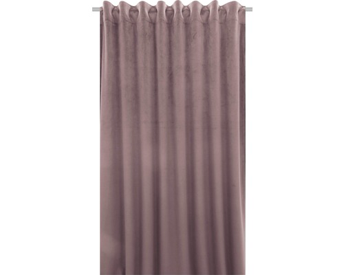 Vorhang mit Universalband Velvet rosa 140x280 cm