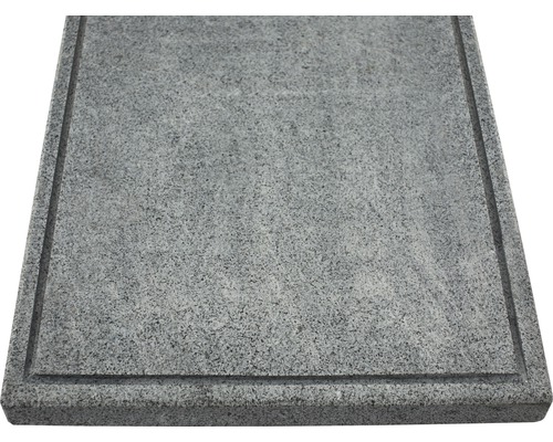 Embout de chaperon FLAIRSTONE Phönix gris avec larmier 115x33x3 cm