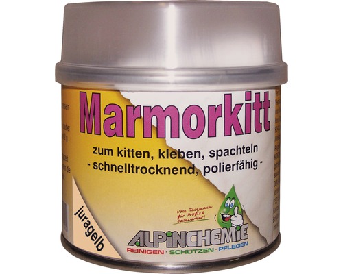 Marmorkitt im Behälter zum Kitten, Kleben und Spachteln