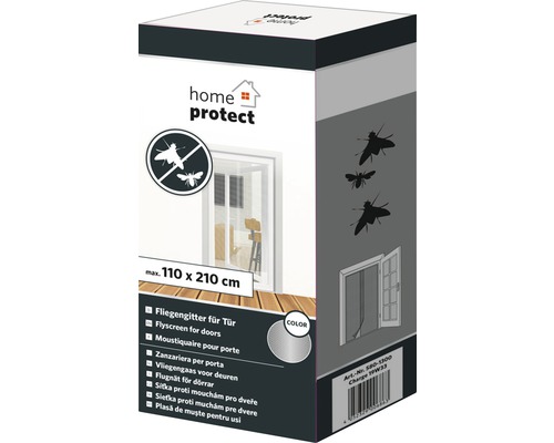 Emballage d''une moustiquaire pour portes, dimension maximale 110 x 210 cm