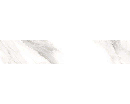 Sockelfliese Torano bianco 8x90 cm