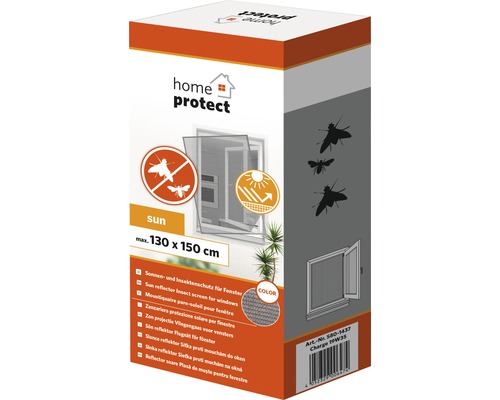 Emballage pour moustiquaire pare-soleil pour fenêtres, maximum 130 x 150 cm