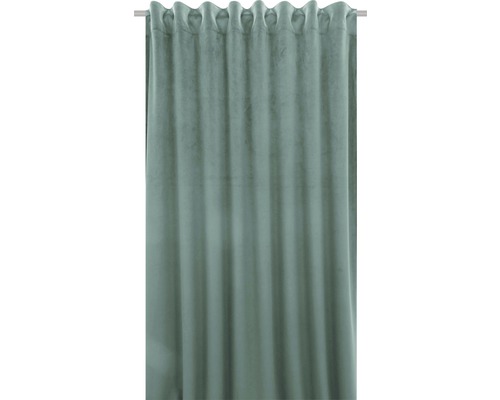 Vorhang mit Universalband Velvet mint HORNBACH - cm 140x280