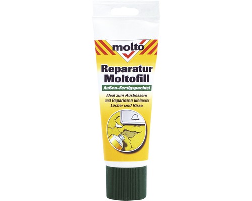 Enduit de réparation pour extérieur Moltofill Molto Réparation Moltofill mastic d''extérieur prêt à l''emploi en tube
