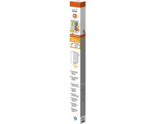 Emballage d''une porte moustiquaire avec fermeture magnétique pour le cadre de porte