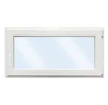 Rechteckiges Kunststofffenster mit Griff