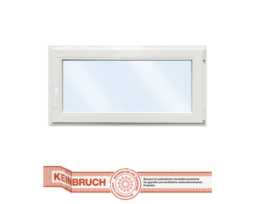 Kunststofffenster RC2 VSG ARON Basic weiss 1100x750 mm DIN Rechts