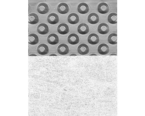 Protection pour mur de fondation Gutta pour nappe à excroissances avec intissé de filtration Guttabeta Drain 12,5x2 m