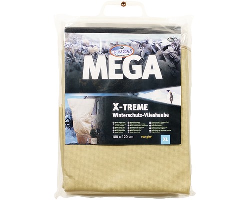 Housse de protection en intissé pour l'hiver Videx X-treme 180x120 cm beige Housse de protection hivernale non tissée Mega X-Treme, dimensions 180 x 120 cm