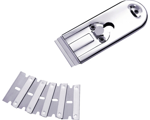 Glasschaber mit Ersatzklingen