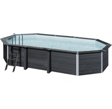 Piscine hors sol avec échelle