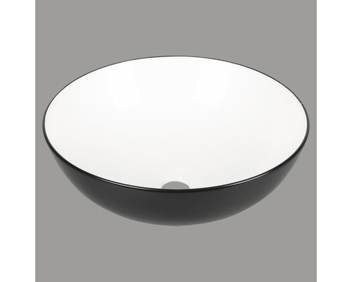 Keramikwaschbecken mit rundem Design