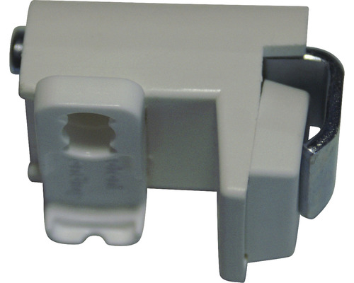 Rollladenzubehörteil aus Kunststoff und Metall