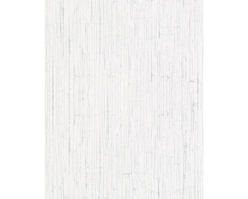 Weisse Tapete mit vertikalem Muster