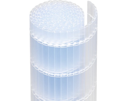 Brise-vue videx Sunline PVC 300 x 90 cm transparente Panneau alvéolaire double en plastique enroulé