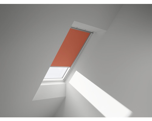 Store occultant VELUX uni orange électrique cadre aluminium DML F08 4564S