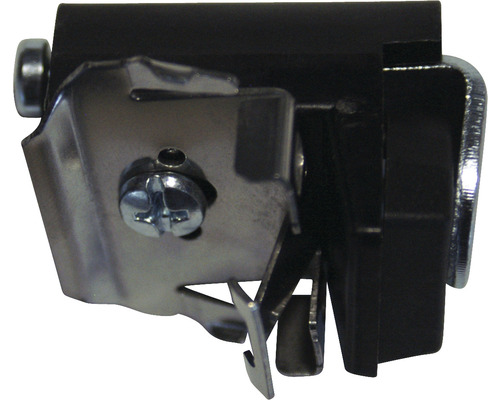 Équerre de serrage SOLUNA pour fenêtre en plastique, pour store plissé sur mesure noir Équerre de serrage SOLUNA pour fenêtre en plastique, pour store plissé sur mesure noir