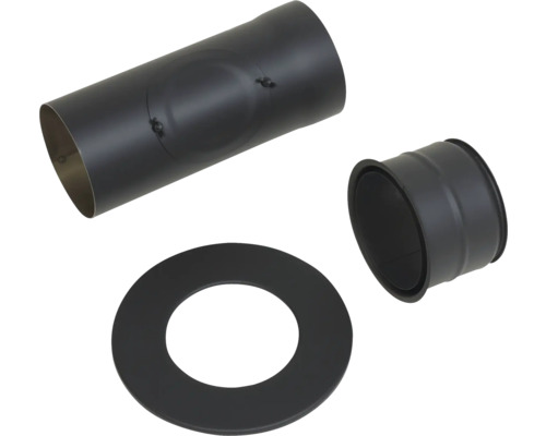 Ofenrohr-Set gerade Ø 150 mm Senotherm lackiert graphit