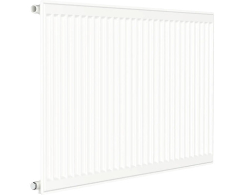 Radiateur à vanne Rotheigner type E (10) 8 connexions (latérales, en bas à gauche ou raccordement central) 600 x 500 mm blanc avec languettes de fixation Radiateur pour le chauffage de locaux