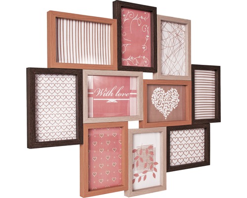 Collage-Bilderrahmen für mehrere Fotos