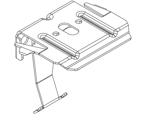 Illustration d''un support de volet roulant.