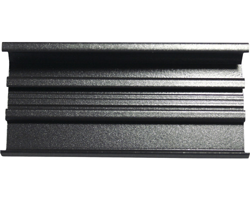 Guidage latéral en U S3 pour store plissé sur mesure 28&34 mm noir