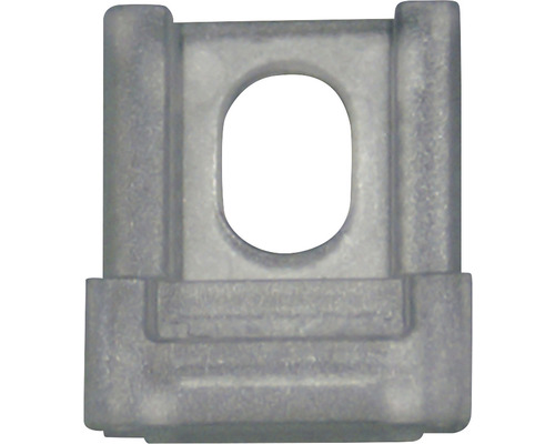 Ferrure de fenêtre en métal avec ouverture rectangulaire