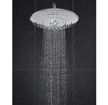 Pomme de douche à effet pluie avec jet d''eau