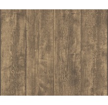 Papier peint avec motif planches de bois
