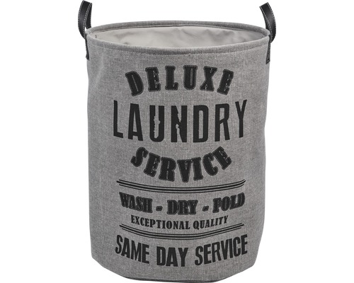 Panier à linge Laundry Service gris clair