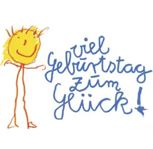 Postkarte Viel Geburtstag zum Glück! 14,8x10,5 cm