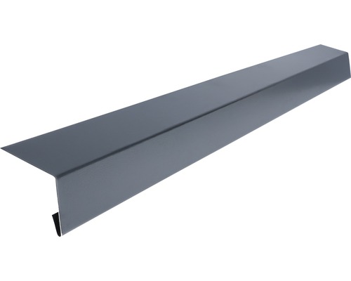 Tôle de liaison pour talon emboitable PRECIT accessoire universel Smart anthracite grey RAL 7016 2000 x 90 mm