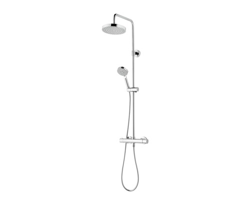 Colonne de douche avec thermostat Schulte Moderne DuschMaster Rain III D969260 02 chrome