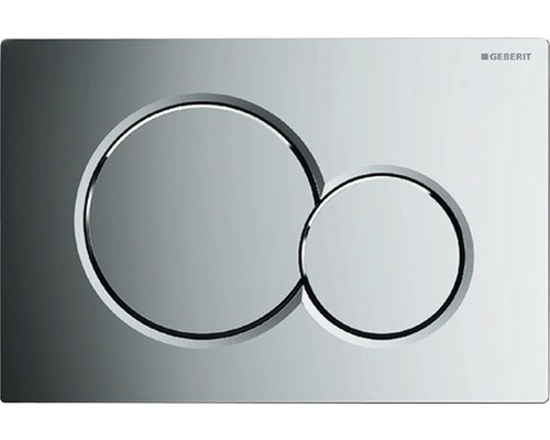 Plaque de commande GEBERIT Sigma 01 plaque chrome brillant / bouton chrome brillant 115.770.21.5