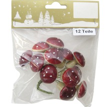 Paquet de douze amanites tue-mouches décoratives