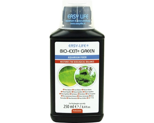 Neue Balance EASY LIFE Bio-Exit Green 250 ml Easy Life Bio-Exit Green Aquarium Fixer, Bouteille de 250 millilitres pour restaurer l''équilibre biologique