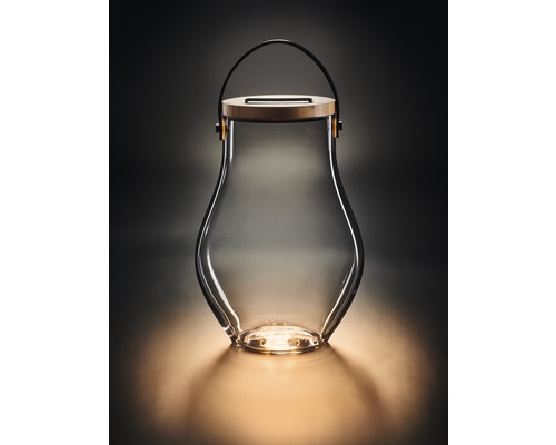 Dekoglas mit Licht Solarlaterne innen und aussen Krinner Lumix L 4 LEDs Lichtfarbe warmweiss inkl. Dimmer Dekoglas mit Licht Solarlaterne innen und aussen Krinner Lumix L 4 LEDs Lichtfarbe warmweiss inkl. Dimmer