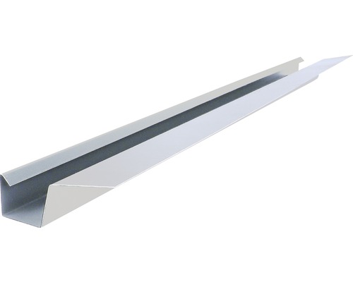 Chéneau rectangulaire PRECIT accessoire universel Smart zinc 1000 x 145 x 30 mm