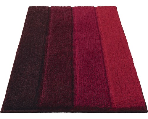 Tapis de bain rectangulaire avec motif multicolore