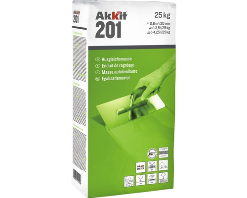 Enduit de ragréage Akkit 201 CT C20 F6 25 kg