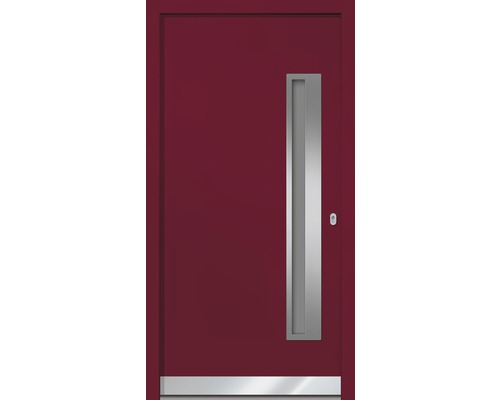Porte d'entrée en aluminium ARON Design modèle 8516 1100 x 2100 mm tirant gauche