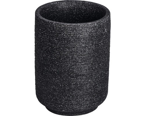 Gobelet pour brosses à dents Goa neo anthracite Gobelet à brosse à dents en céramique