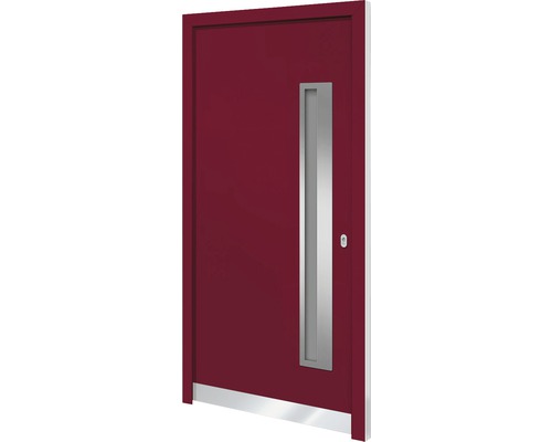 Haustür mit eingelassenem Griff