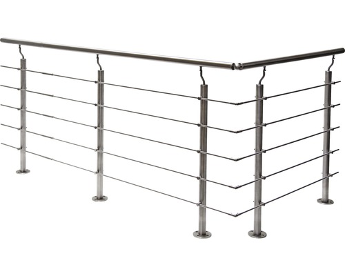 Balustrade set Pertura en forme de L haut 14 m