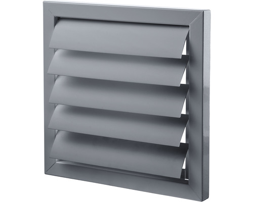 Grille de protection contre les intempéries avec lamelles fixes