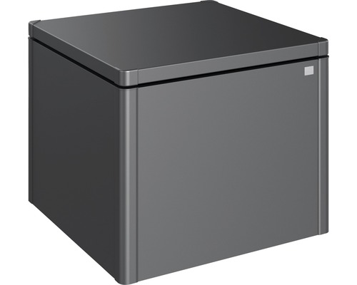 Meuble de salle de bains carré gris pour montage mural