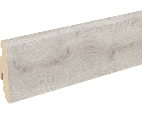 SKANDOR Sockelleiste Superior Oak basic foliert 19x58x2400 mm Sockelleiste mit Holzstruktur